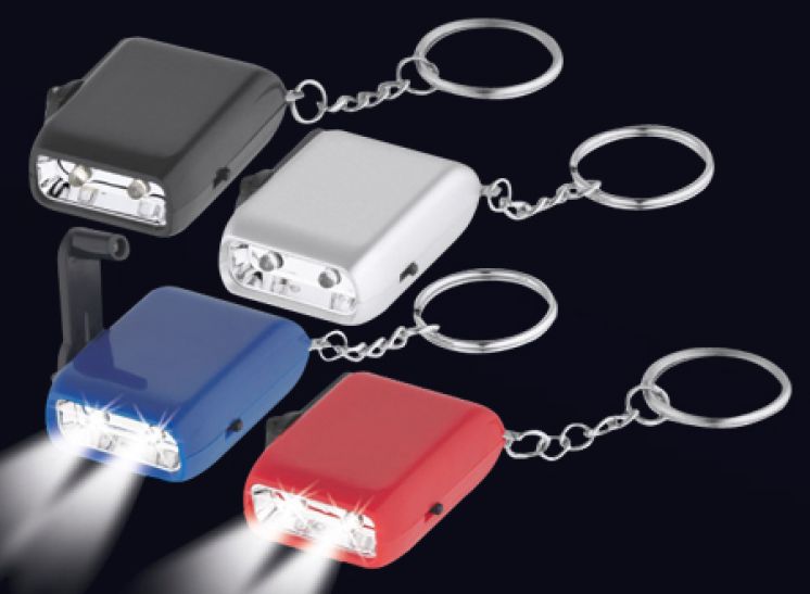 K0 - Llavero-Linterna LED Dínamo