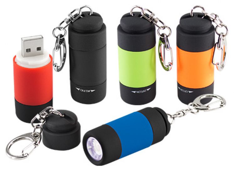 C45 - Llavero-Linterna LED Cargador USB
