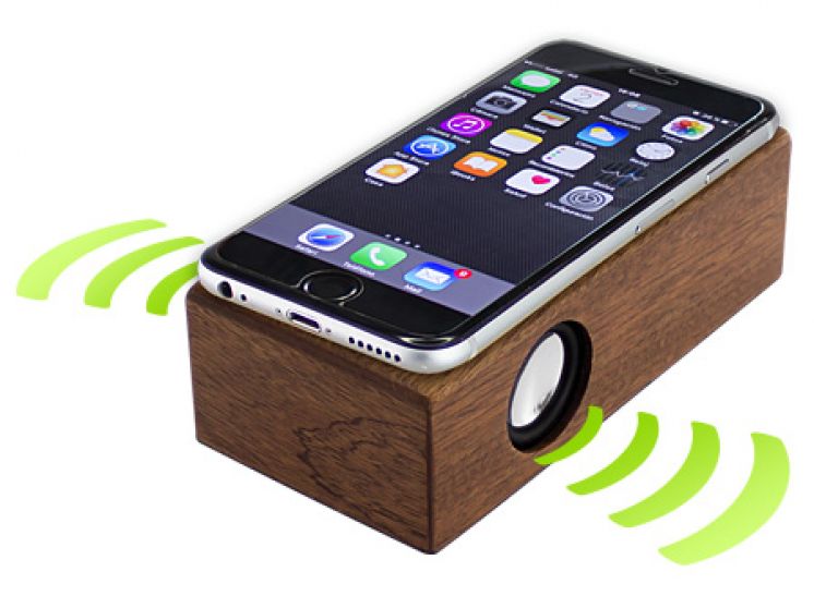 B92 - Parlante Grande Inducción Madera Nogal