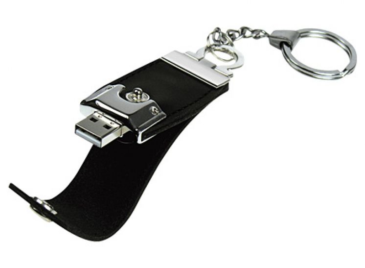 C9 - Llavero-Pendrive 4GB Simil Cuero